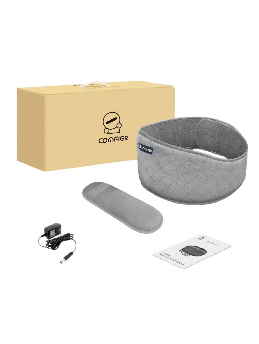 Comfier Heating Pad with Massage for Back Relief